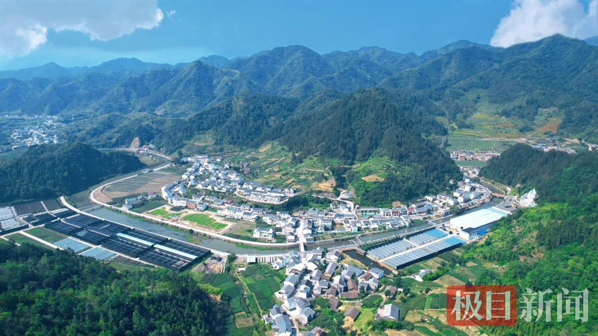 空中鳥(niǎo)瞰肖家邊村